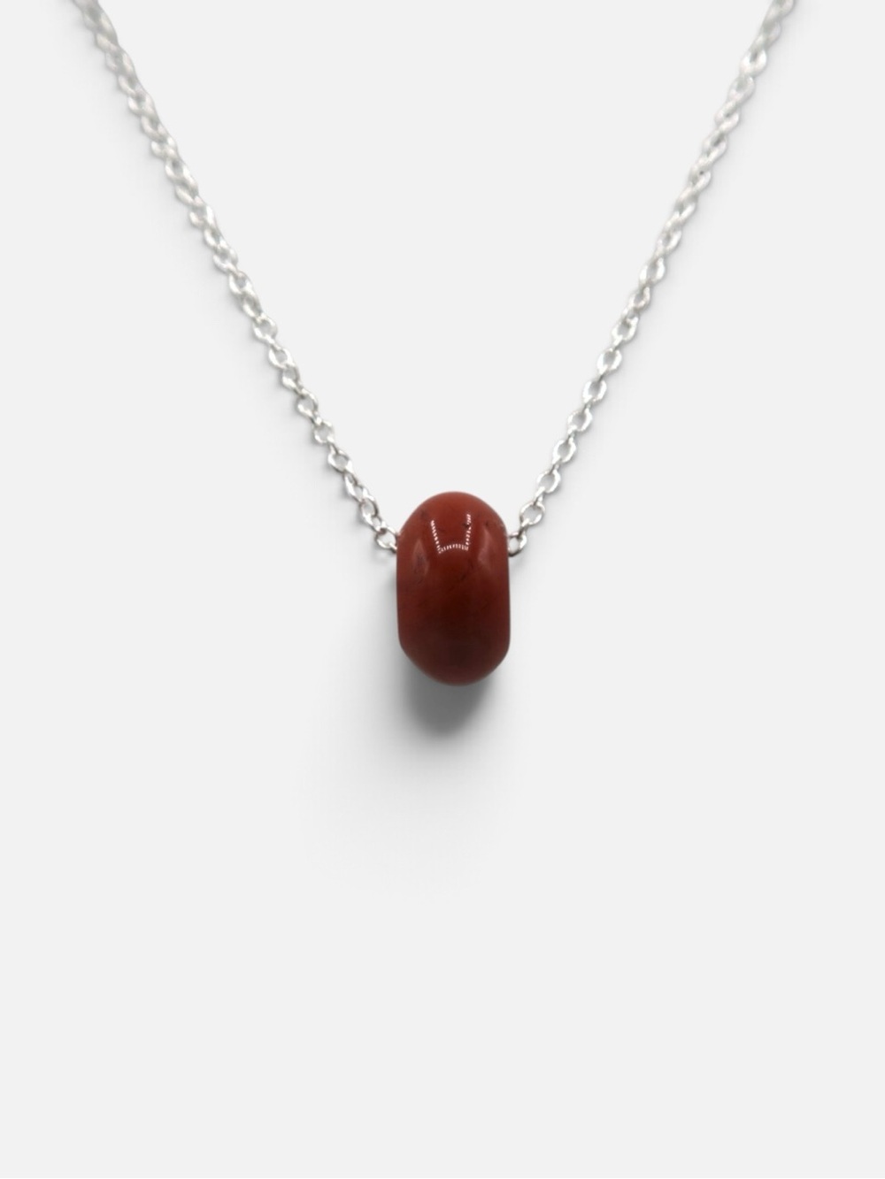 RED JASPER INFINITY NECKLACE